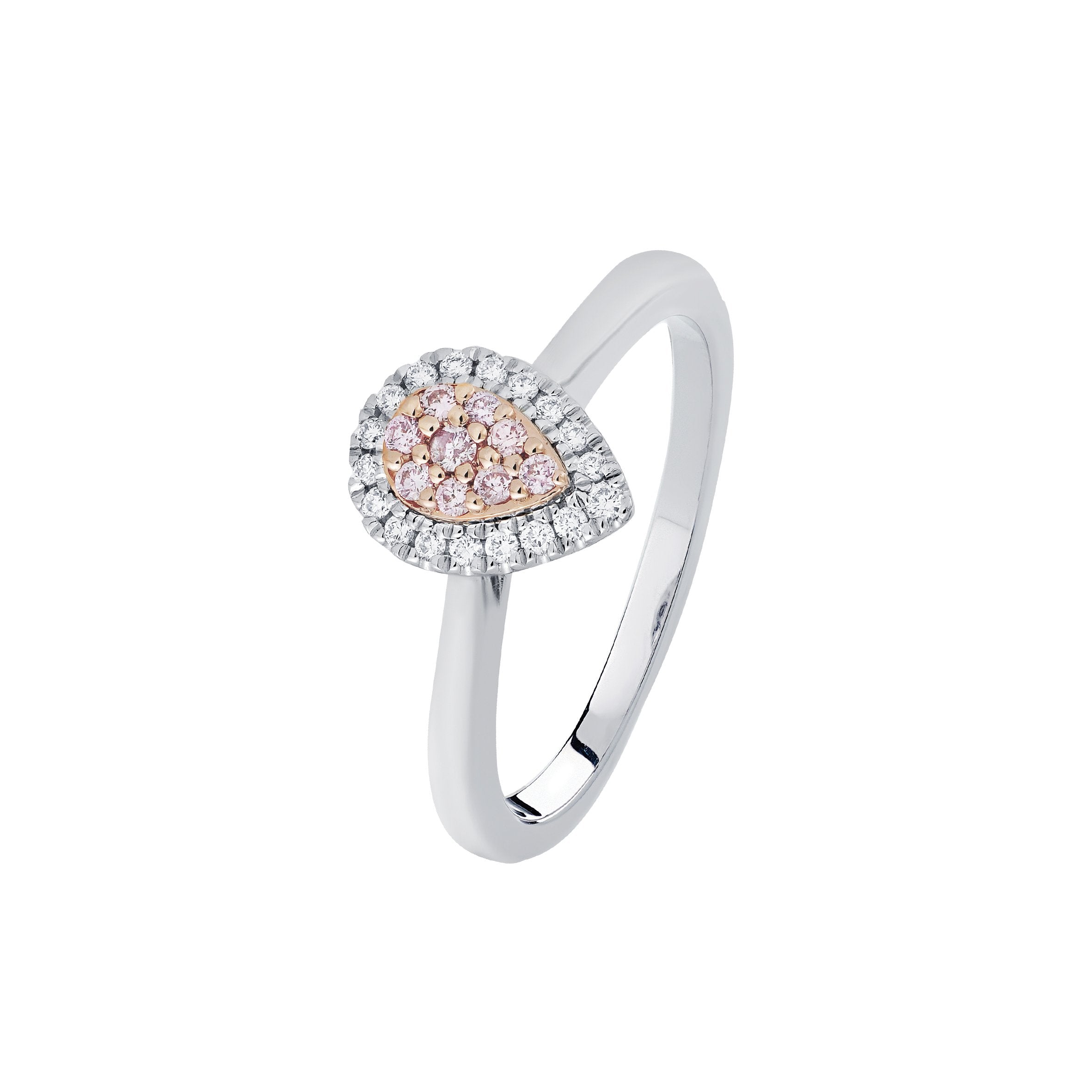 Blush Pink 18ct Australian Pink Diamond Tallulah Ring Phil Peel